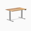 Desky Dual Hardwood Sit Stand Desk-Dual Desks-Desky-Teak-1200x750mm-Grey-DeskyÌâå¨ Australia