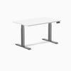 Desky Dual Melamine Sit Stand Desk-Dual Desks-Desky-White-1200x750mm-Grey-DeskyÌâå¨ Australia
