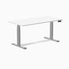 Desky Dual Melamine Sit Stand Desk-Dual Desks-Desky-White-1500x750mm-Grey-DeskyÌâå¨ Australia