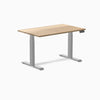 Desky Dual Hardwood Sit Stand Desk-Dual Desks-Desky-White Ash-1200x750mm-Grey-DeskyÌâå¨ Australia