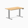 Desky Dual Hardwood Sit Stand Desk-Dual Desks-Desky-White Oak-1200x750mm-Grey-DeskyÌâå¨ Australia