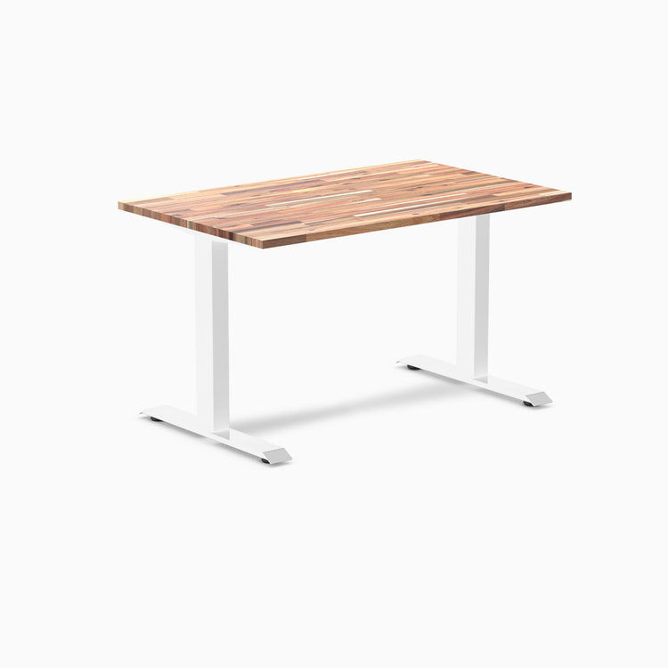 softwood acacia fixed office desk