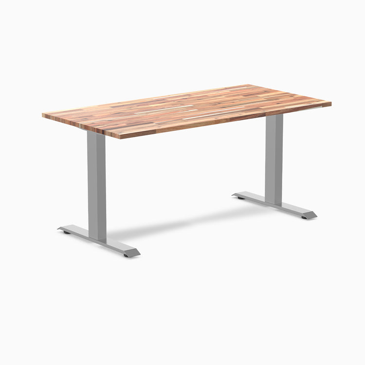 softwood acacia fixed office desk