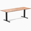 softwood acacia fixed office desk