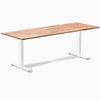 softwood acacia fixed office desk