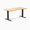 Zero ergo bamboo fixed office desk - Desky