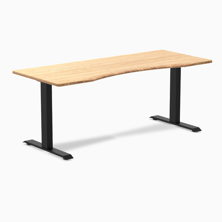 Zero ergo bamboo fixed office desk - Desky