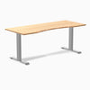 Zero ergo bamboo fixed office desk - Desky