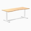 Zero ergo bamboo fixed office desk - Desky