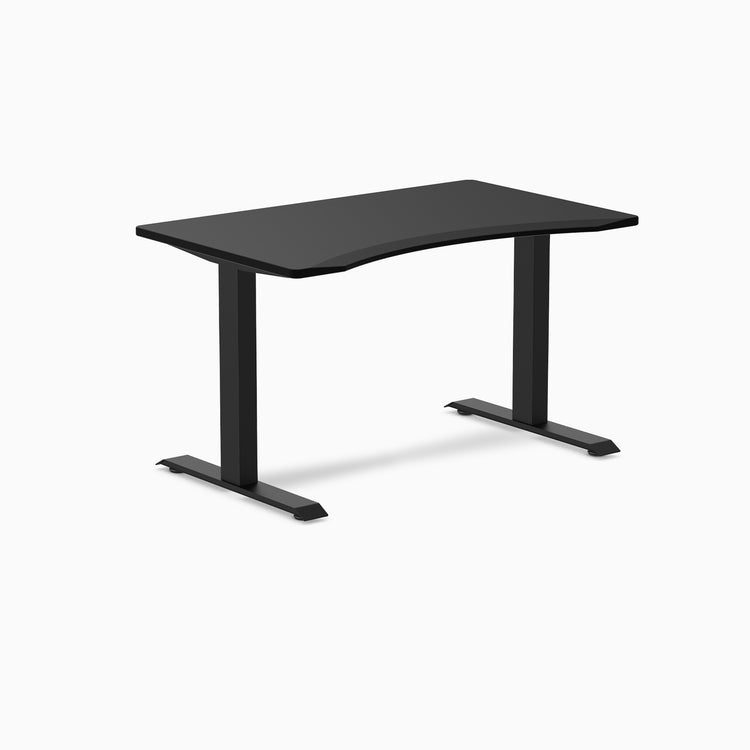 Zero ergo black fixed office desk - Desky