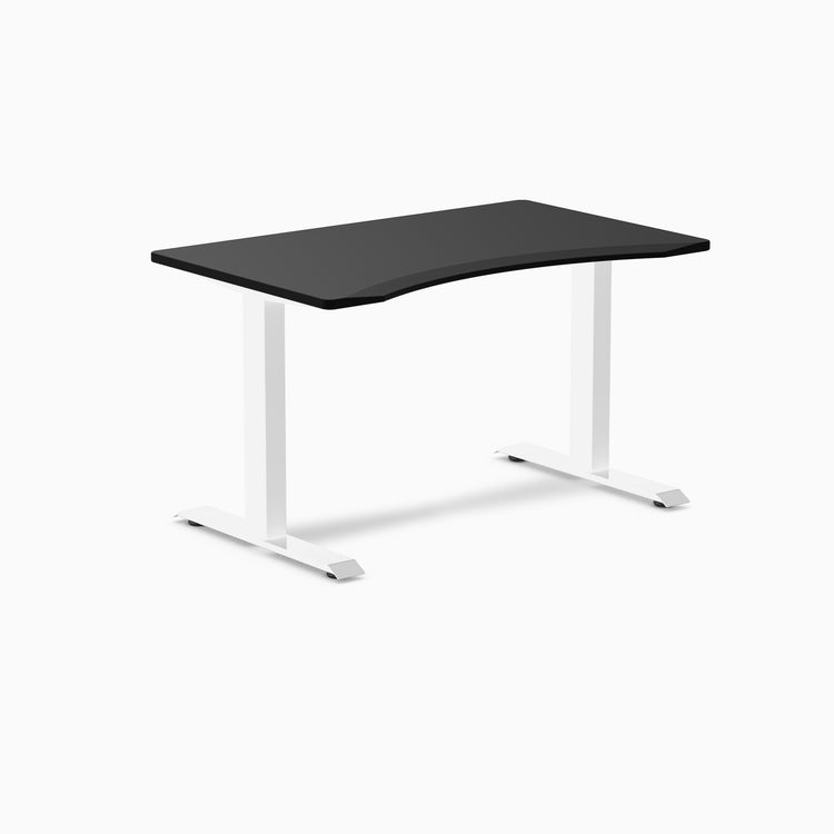 Zero ergo black fixed office desk - Desky