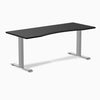 Zero ergo black fixed office desk - Desky