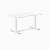 Zero ergo white fixed office desk - Desky