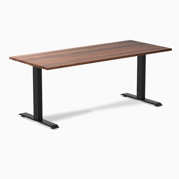 Desky zero hardwood walnut fixed office desk