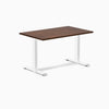 Desky 1200mm rubberwood red walnut fixed desk in white