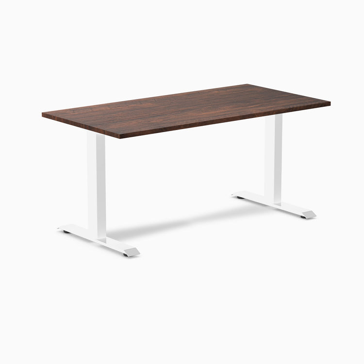 softwood rustic pine fixed office desk