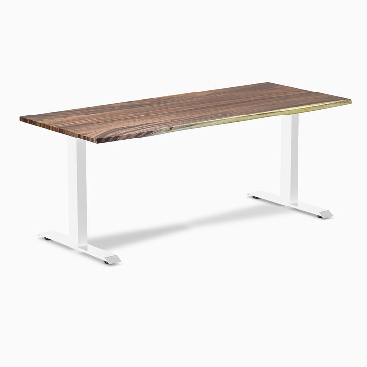 Desky zero hardwood saman fixed office desk