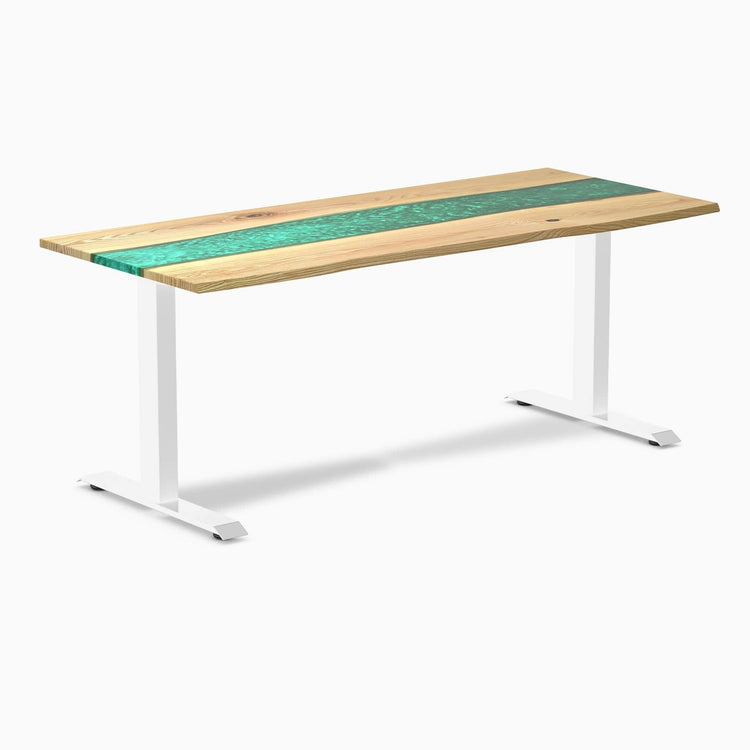 Desky Zero Resin Hardwood Office Desk-DeskyÌâå¨ Australia