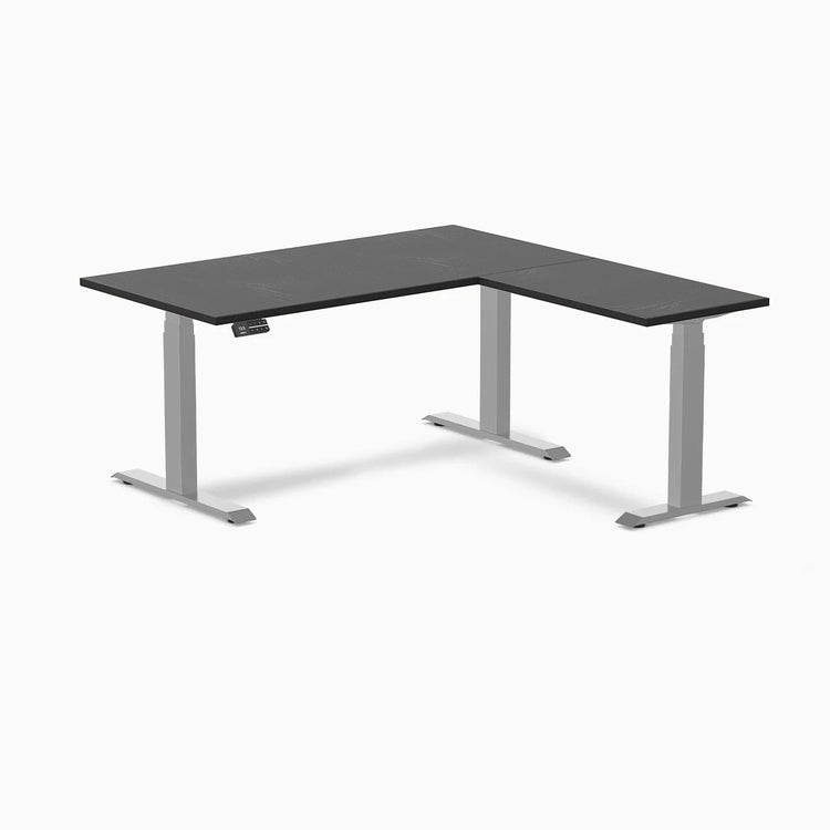 Desky Hardwood L-Shape Sit Stand Desk-DeskyÌâå¨ Australia