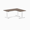 Desky L-Shape Melamine Sit Stand Desk-jarrah legno DeskyÌâå¨