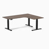 Desky L-Shape Melamine Sit Stand Desk-jarrah legno DeskyÌâå¨
