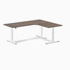 Desky L-Shape Melamine Sit Stand Desk-jarrah legno DeskyÌâå¨