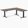 Desky L-Shape Melamine Sit Stand Desk-jarrah legno DeskyÌâå¨