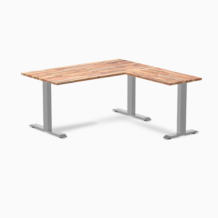 zero softwood l-shape computer desk