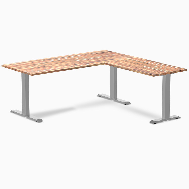 zero softwood l-shape computer desk