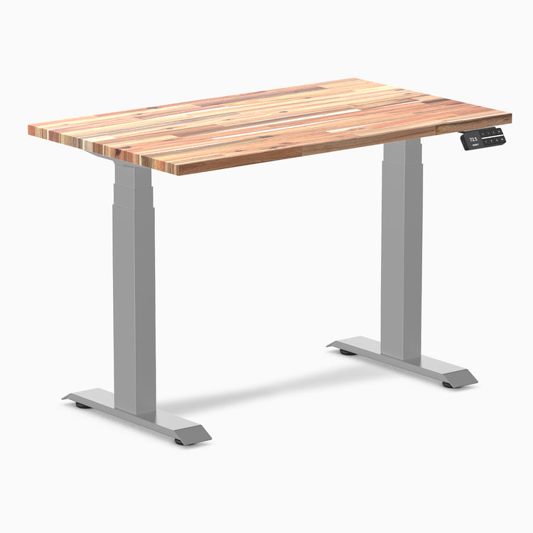 dual mini softwood standing desk acacia - Desky