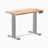 dual mini softwood standing desk acacia - Desky