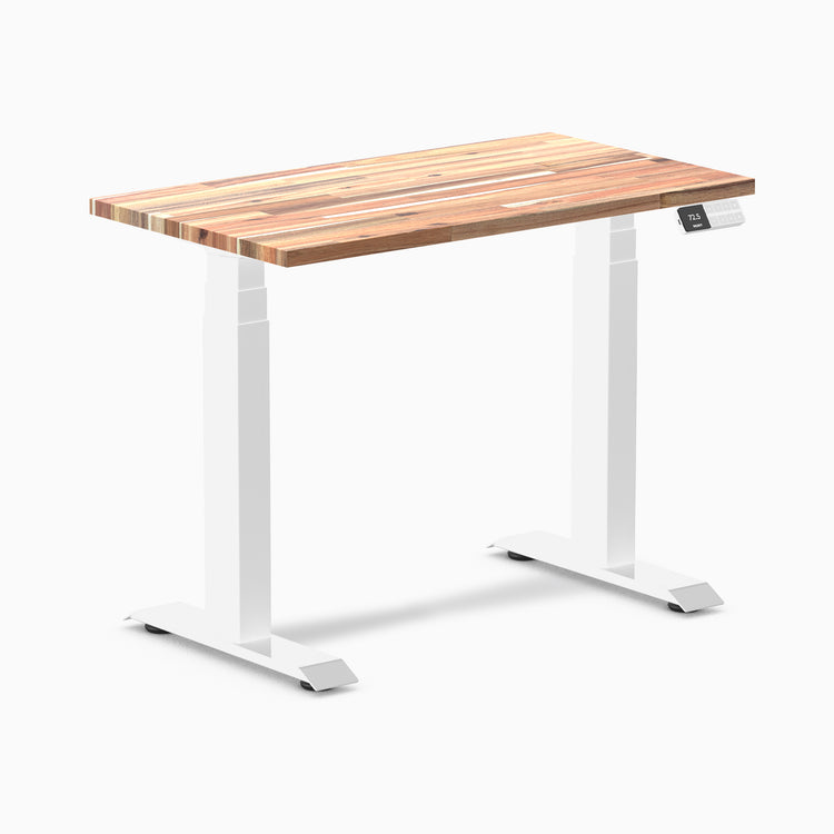 dual mini softwood standing desk acacia - Desky