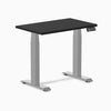 Desky Dual Mini Sit Stand Desk-Dual Desks-Desky-Black-800x500mm-Grey-Desky® Australia