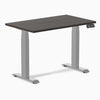 Desky Dual Mini Sit Stand Desk-Dual Desks-Desky-Burnished Wood-1000x600mm-Grey-Desky® Australia
