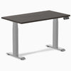 Desky Dual Mini Sit Stand Desk-Dual Desks-Desky-Burnished Wood-1100x600mm-Grey-Desky® Australia