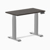 Desky Dual Mini Sit Stand Desk-Dual Desks-Desky-Burnished Wood-900x500mm-Grey-Desky® Australia