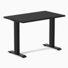 Desky fixed mini melamine desk black melamine