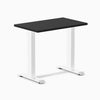 Desky fixed mini melamine desk black melamine