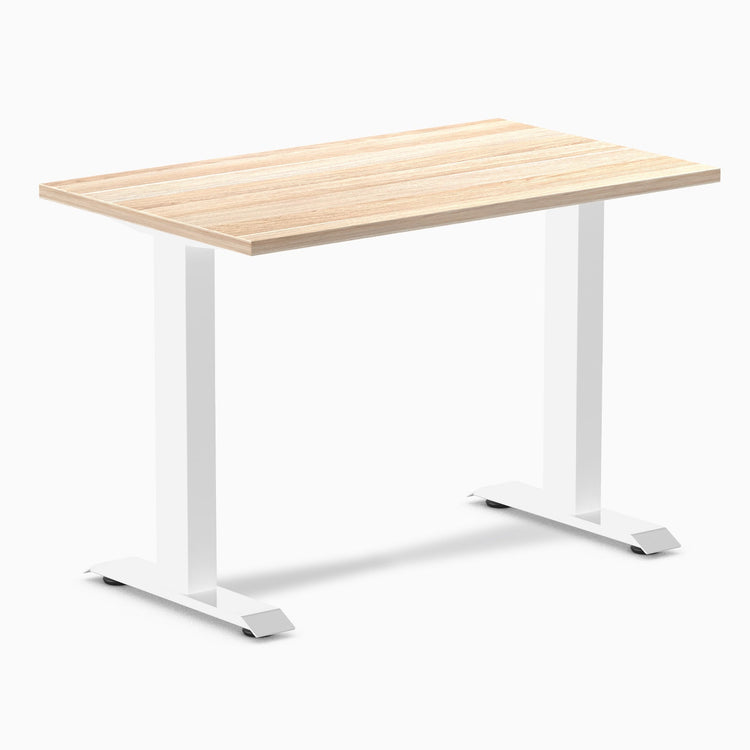 Desky fixed mini melamine desk classic oak