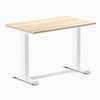 Desky fixed mini melamine desk classic oak