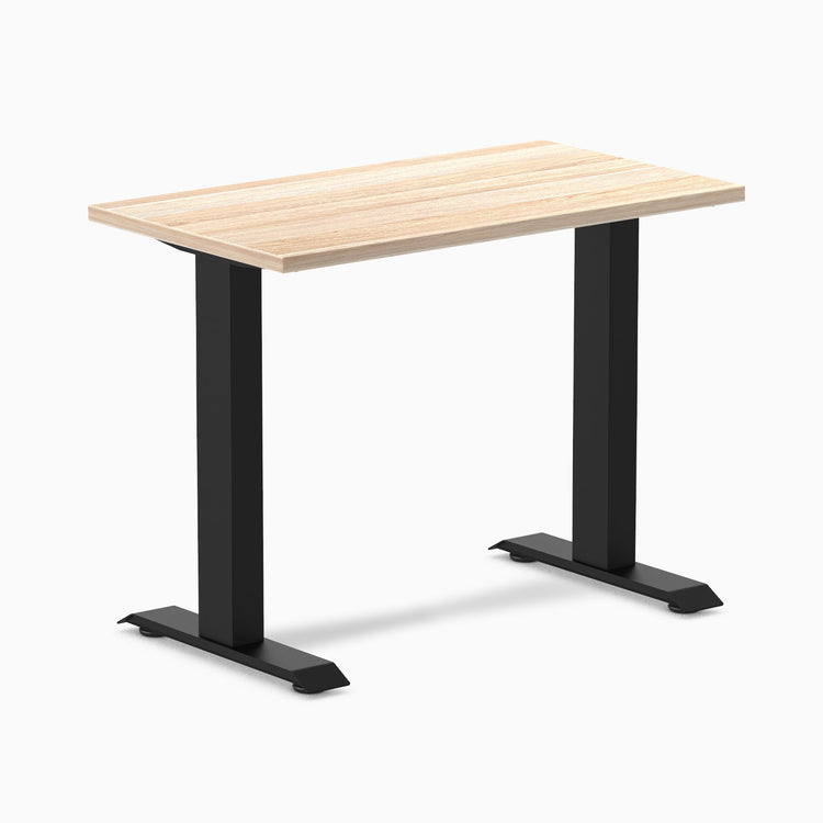 Desky fixed mini melamine desk classic oak