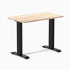 Desky fixed mini melamine desk classic oak