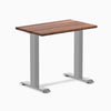 Desky Zero Mini Hardwood Office Desk-Fixed Desks-Desky-Walnut-800x500mm-Grey-DeskyÌâå¨ Australia