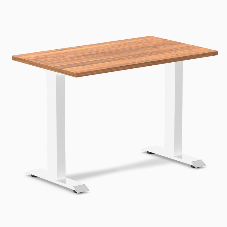 Desky fixed mini melamine desk prime oak