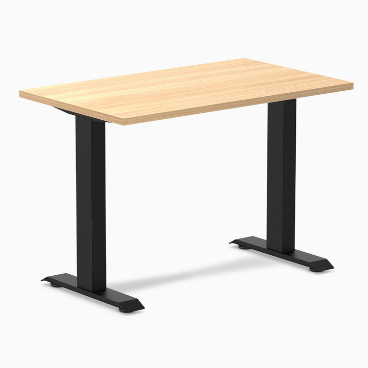 Desky fixed mini melamine desk sublime teak