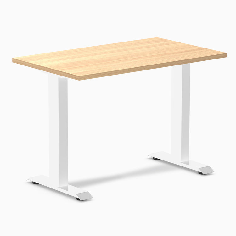 Desky fixed mini melamine desk sublime teak