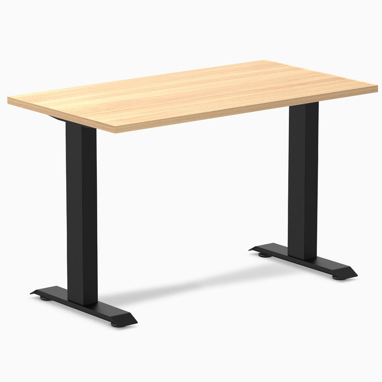 Desky fixed mini melamine desk sublime teak