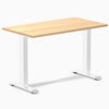 Desky fixed mini melamine desk sublime teak