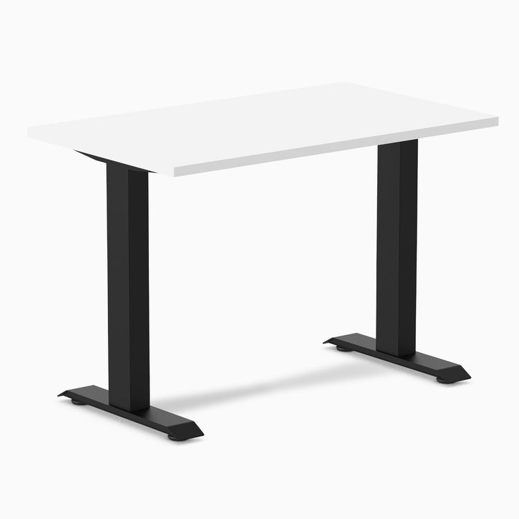 Desky fixed mini melamine desk white melamine