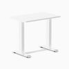 Desky fixed mini melamine desk white melamine